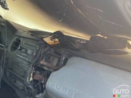 The Ford Super Duty, dashboard